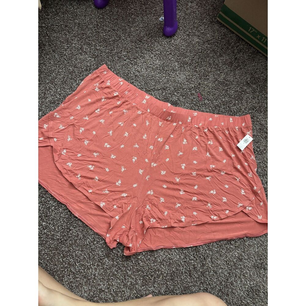 NWT Old Navy Coral Pull-On Shorts Plus Size 4X